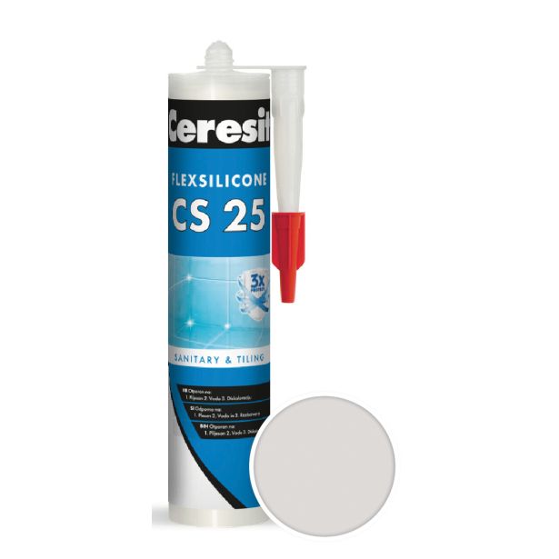 SILIKONSKA TESNILNA MASA HENKEL ACB CERESIT CS 25 CARRARA 280 ML