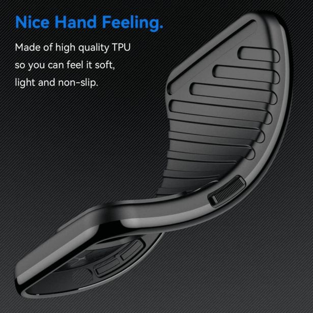SILIKONSKI OVITEK THUNDER ARMOR ZA IPHONE 15 PRO MAX - ČRN