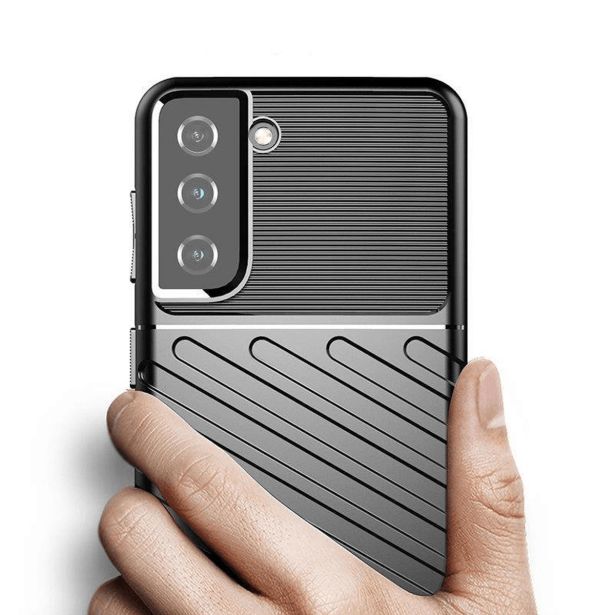 SILIKONSKI OVITEK THUNDER ARMOR ZA SAMSUNG GALAXY S24 5G - ČRN