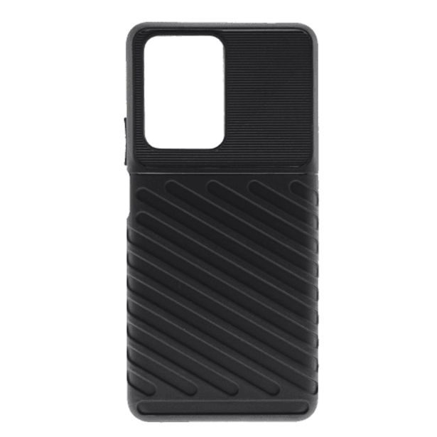 SILIKONSKI OVITEK THUNDER ARMOR ZA SAMSUNG GALAXY S24 ULTRA 5G - ČRN