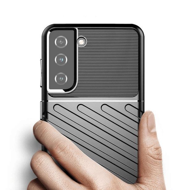 SILIKONSKI OVITEK THUNDER ARMOR ZA XIAOMI REDMI NOTE 13 5G  - ČRN