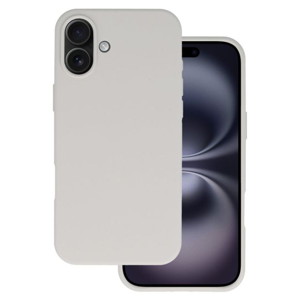 SILIKONSKI OVITEK ZA IPHONE 16 - MAT LIQUID STONE