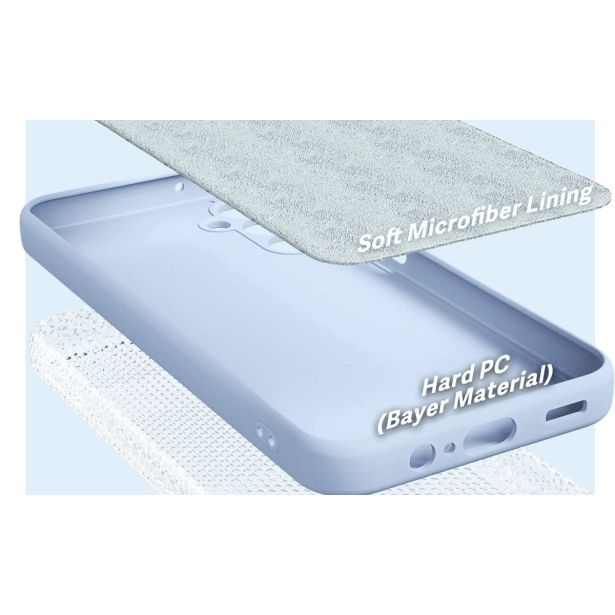 SILIKONSKI OVITEK ZA SAMSUNG GALAXY A16 - MAT LIQUID SVETLO MODER