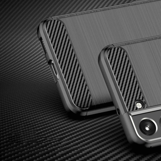 SILIKONSKI OVITEK ZA SAMSUNG GALAXY S25 5G - MAT CARBON ČRN