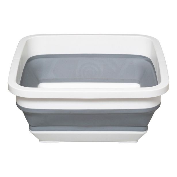 ŠKAF/UMIVALNIK FIVE ZLOŽLJIV 8L 32X32X15 SIVO BEL