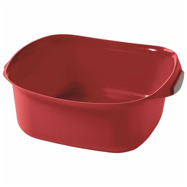 ŠKAF/UMIVALNIK CURVER URBAN 10L RDEČA/SREBRNA 35X38X15 CM