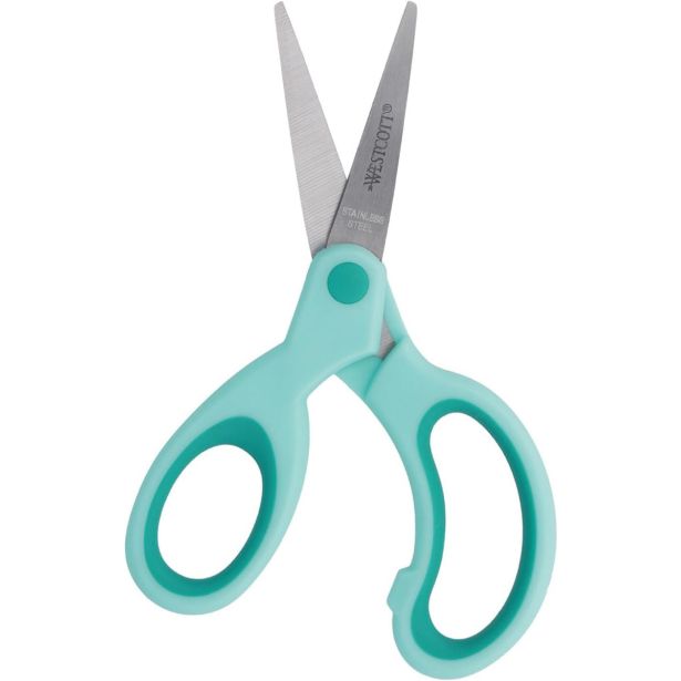 ŠKARJE WESTCOTT SOFTGRIP ZA LEVIČARJE OTROŠKE 13 CM E-21585 00