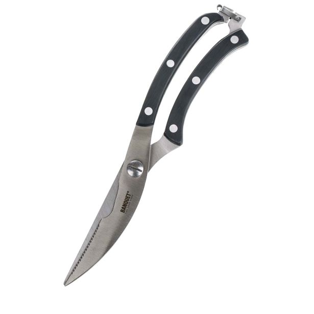 ŠKARJE BANQUET ŠKARJE ZA PERUTNINO ČRN ROČAJ