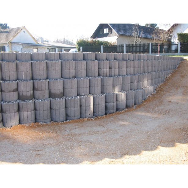 ŠKARPNI ELEMENT OBLAK GROUP FLORA LUNA, FI 40, H=24 CM SIV