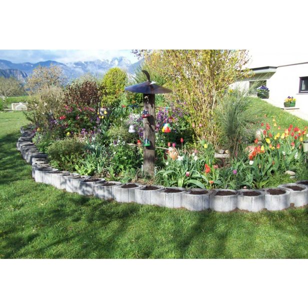 ŠKARPNI ELEMENT OBLAK GROUP FLORA LUNA, FI 40, H=24 CM SIV