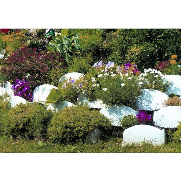 BETONSKI IZDELEK OBLAK GROUP ŠKARPNIK MALI LITI 30X27X13/16 CM, CEM. SIV