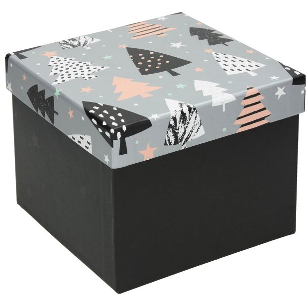 ŠKATLA DARILNA BBP XMAS TREE 16X16X13