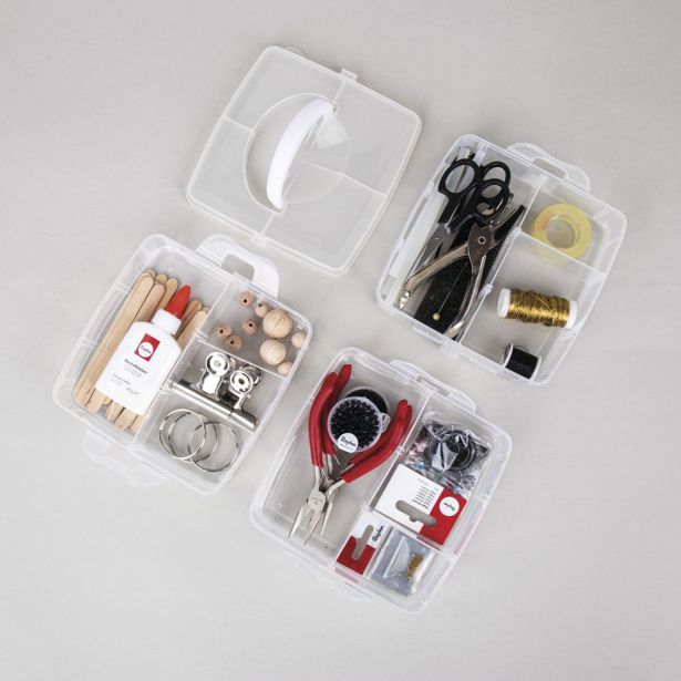 ŠKATLA RAYHER Z ROČAJEM 15.5X15.5X12.9 CM