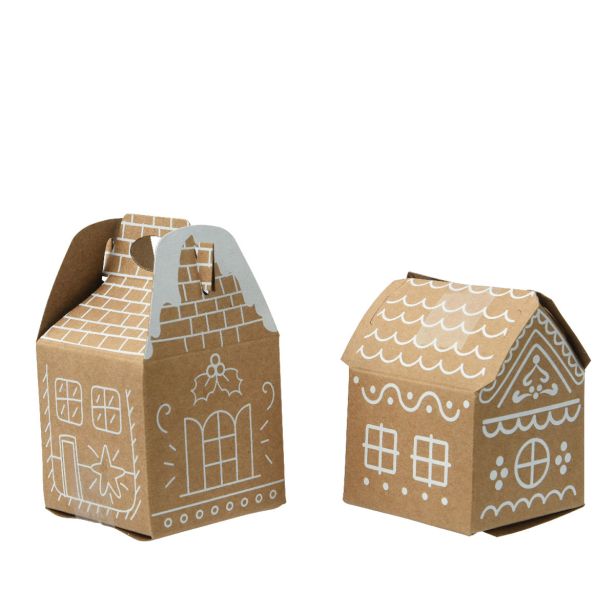 ŠKATLA ZA SHRANJEVANJE DECORIS DARILNA NOVOLETNA 5X5 CM