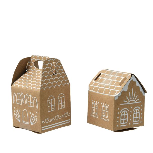 ŠKATLA ZA SHRANJEVANJE DECORIS DARILNA NOVOLETNA 5X5 CM