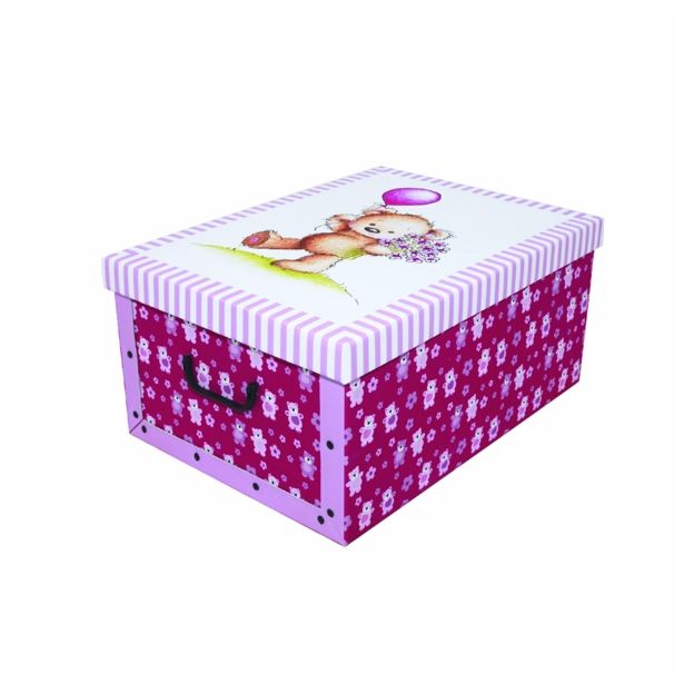 ŠKATLA/ZABOJ MISSSPACE MIDI 37X30X16 CM BABY