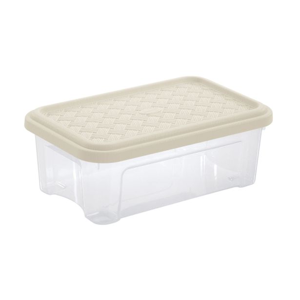 ŠKATLA/ZABOJ TONTARELLI 26.2X17X9.6 CM 2.5 L ARIANNA BEŽ