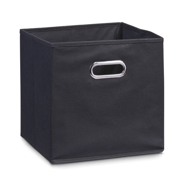 ŠKATLA/ZABOJ ZELLER PRESENT 28X28X28 CM ČRNA