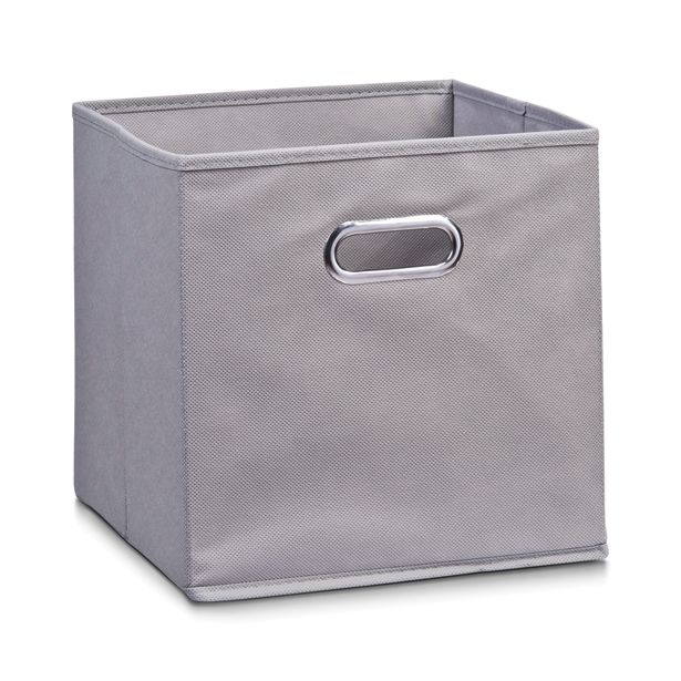 ŠKATLA/ZABOJ ZELLER PRESENT 28X28X28 CM SIVA