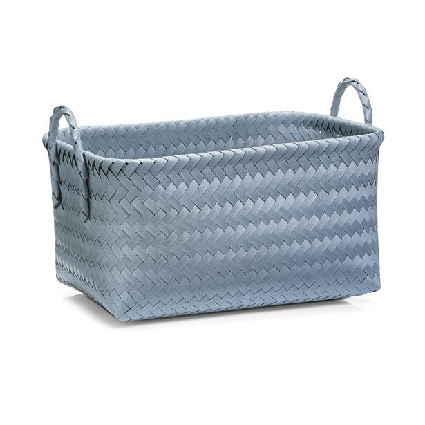 ŠKATLA/ZABOJ ZELLER PRESENT 35X24X17.5 CM SIVA