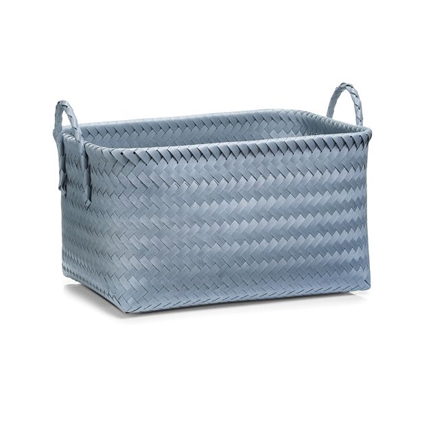 ŠKATLA/ZABOJ ZELLER PRESENT 37X27X21 CM SIVA