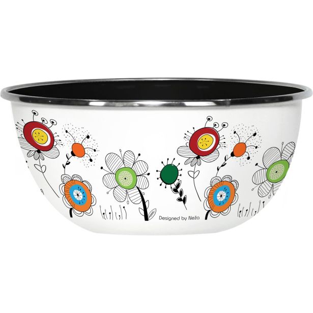 POSODA ZA PRIPRAVO HRANE ENAMELIE 0.6 L SKLEDA 15 CM NEŽA