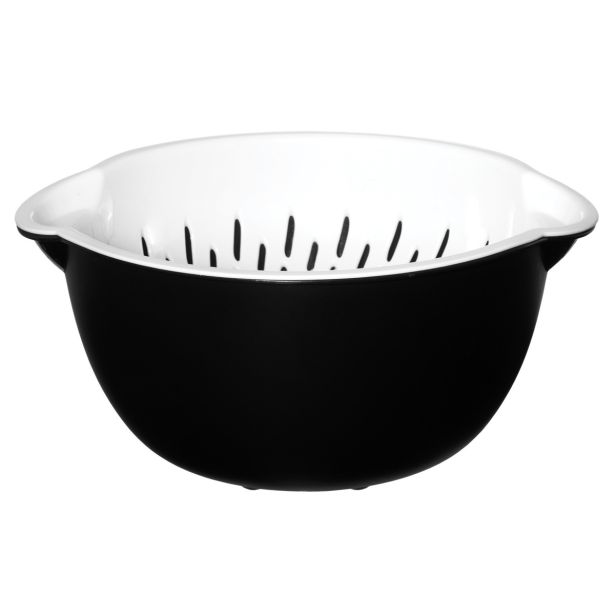 PRIPOMOČEK ZA ODCEJANJE MAKU CEDILO S SKLEDO 3L 30 X 13.6 CM PVC