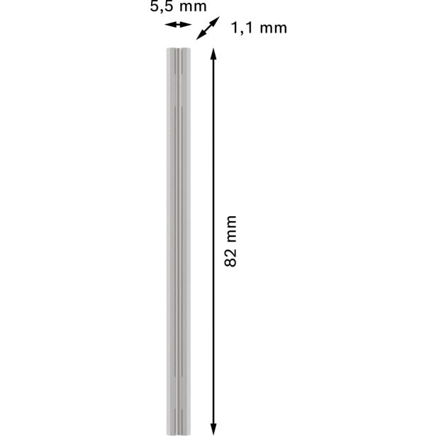 SKOBELJNI NOŽ ZA LES VHM BOSCH 82 X 5.5 X 1.1 MM