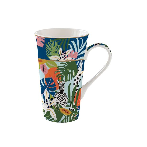 SKODELICA / LONČEK EASY LIFE TROPICAL VIBES 600 ML LONČEK