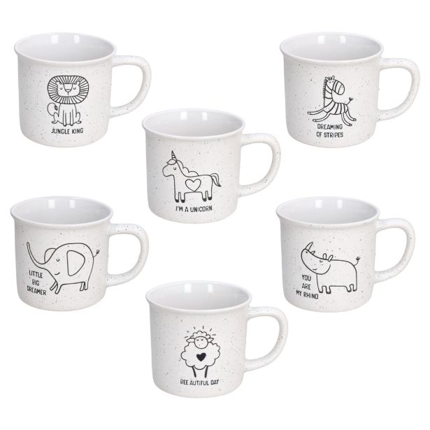 SKODELICA / LONČEK TOGNANA 350 ML LITTLE FUNNY ONES 6 RAZLIČNIH DEKORJEV