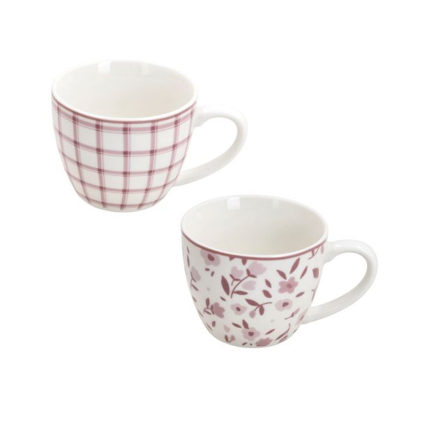 SKODELICA / LONČEK TOGNANA 80 ML IRIS COTTAGE ROSA RAZLIČNI DEKOR