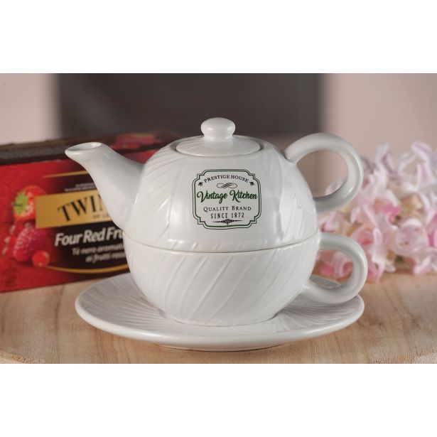 SKODELICA TEA FOR ONE ČAJNIK IN SKODELICA RAZLIČNE BARVE