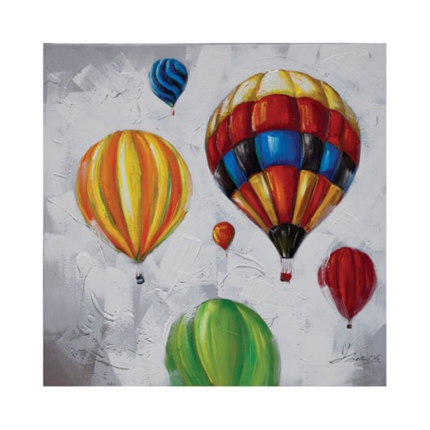 SLIKA BIVA BALONI 80X80 CM RAZLIČNA DEKORJA