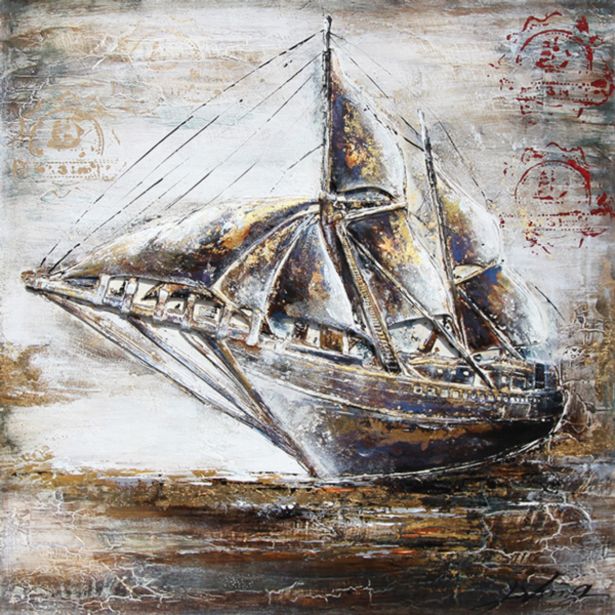 SLIKA BIVA JADRNICA 80X80 CM 3D RAZLIČNA DEKORJA