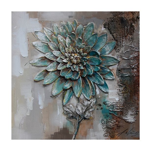 SLIKA BIVA ROŽA 80X80 CM 3D RAZLIČNA DEKORJA