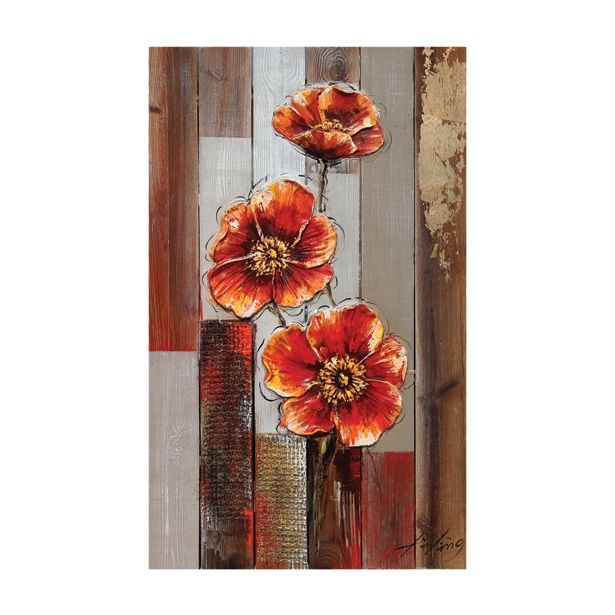 SLIKA BIVA ROŽE 54X90 CM 3 D NA LESU