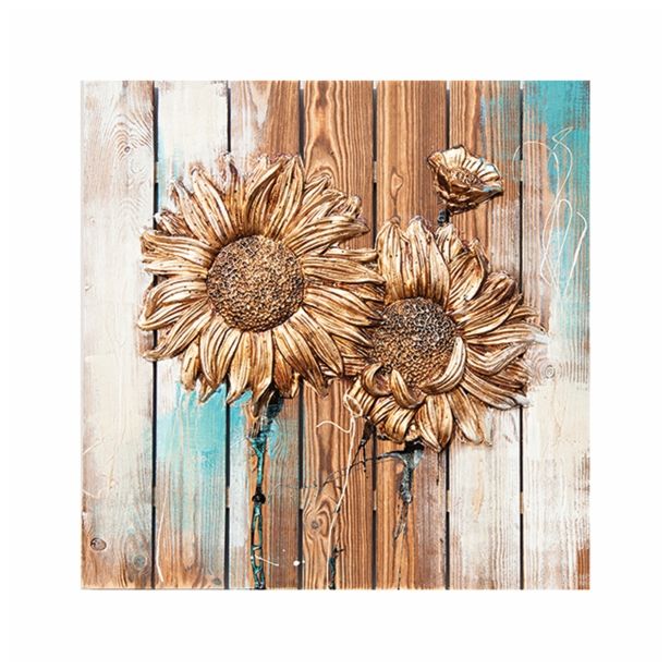 SLIKA BIVA ROŽE 64X64 CM 3D RAZLIČNA DEKORJA