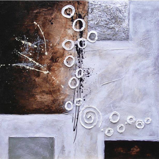 SLIKA CZ BUBBLE ABSTRACT 70 X 70 CM