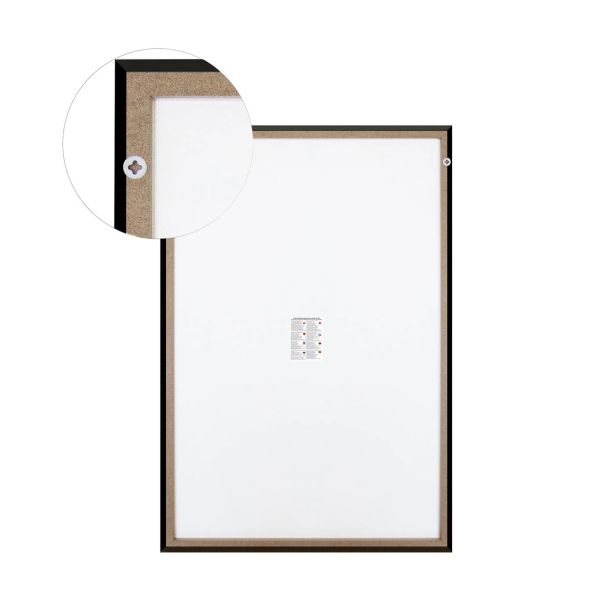SLIKA STYLER BAROQUE STEKLENA Z OKVIRJEM 80X120 FA025