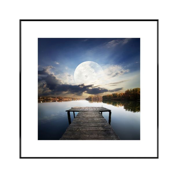 SLIKA STYLER MOON JETTY Z OKVIRJEM 50X50 AB171