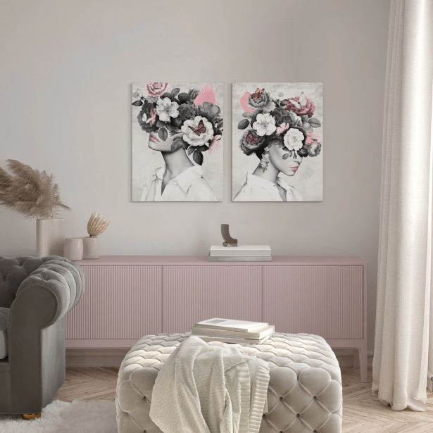 SLIKA STYLER PLATNO ANA DVOJNA 32X42 ST756