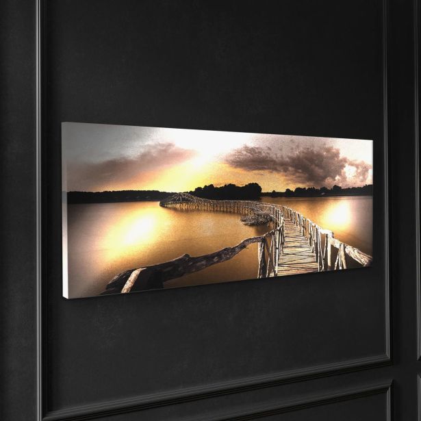 SLIKA STYLER PLATNO GOLD JETTY 60X150 ST646