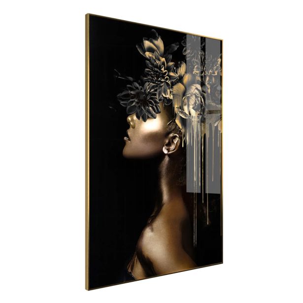 SLIKA STYLER YOWITA STEKLENA Z OKVIRJEM 80X120 FA043