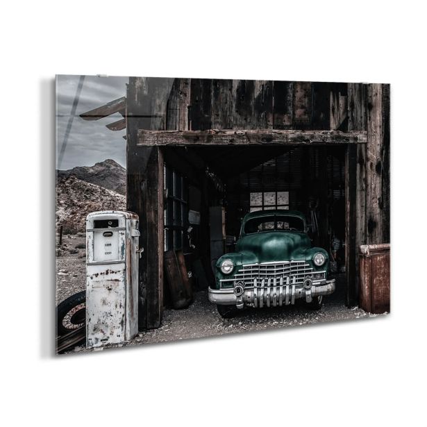 SLIKA STYLER GREEN CAR STEKLENA 80X120 GL454