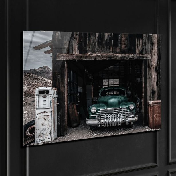 SLIKA STYLER GREEN CAR STEKLENA 80X120 GL454