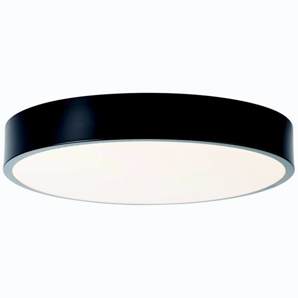 NADGRADNA STROP. SVETILKA SLIMLINE 1X12W, WW, ČRNA FI 330 MM