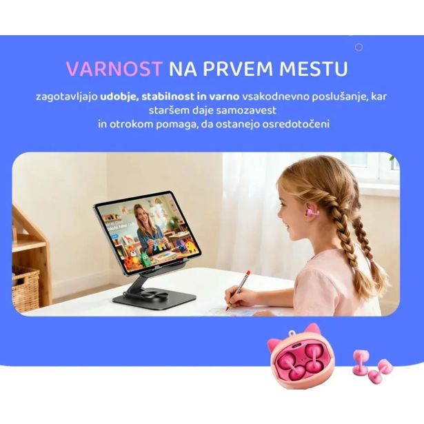 SLUŠALKE BLACKVIEW AIRBUDS K1 BREZŽIČNE OTROŠKE, BT 6.0