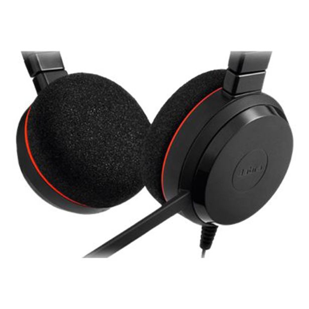 SLUŠALKE JABRA EVOLVE 20 MS STEREO/USB/NOISE-CANCEL