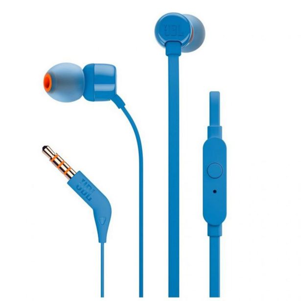SLUŠALKE JBL T110 MODRA