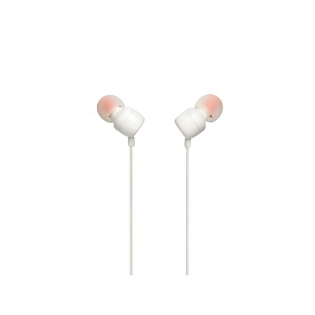 SLUŠALKE JBL T110E BELA